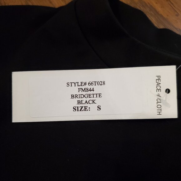 BNWT Peace of Cloth Bridgette Hi-Lo w/Ruffle Sleeve - Mixed Media Sz Small - Picture 6 of 7